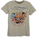 Ed Hardy S/S King Of Beasts Basic Tee - Men's ( sz. M, Khaki )