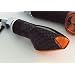 Blinker PEAK, Carbonlook, Glas gelb, kurz, Paar