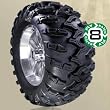 GBC Motorsports GR25812 Grim Reaper 25x8x12 8-Ply Radial Offroad UTV Tire