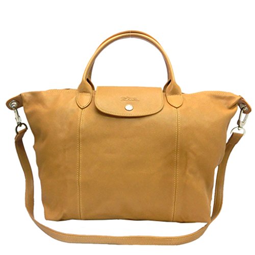(ロンシャン)LONGCHAMP 折り畳みハンドバッグ 1515-737-116 ル・プリアージュ キュイール NATURAL ナチュラル [並行輸入品] 画像