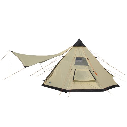 10T Indianerzelt SHOSHONE 500, beige, 10 Personen Preisvergleich