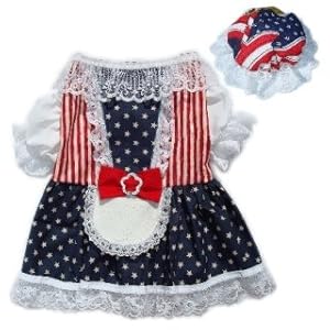 4th July Patriotic Dress Independence Stars American XXS