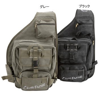 クロスファクター(CROSS FACTOR) キャンバスワンショルダーバッグ ブラック CFB-25