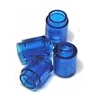 Lego Building Accessories 1x1 Transparent Blue Round Brick, Bulk Pack - 100 Pieces