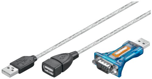 1aTTack Konverter USB AM-D-SUB 9 Stecker schwarz Preisvergleich