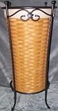 Longaberger 2003 J.W. Collection Miniature Edition Umbrella Basket with Wrought Iron Stand