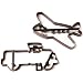Amco Pancake Molds with Cut Out, Truck and Airplane, Set of 2