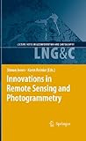 Innovations in remote sensing and photogrammetry