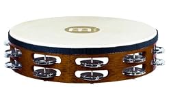 Meinl Tambourine, headed wood, 2 rows, African Brown