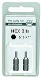 Wiha 71359 Wiha 71359 0.050 by 25mm Hex Inch Insert Bit, 2-Pack [並行輸入品]