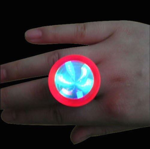 Light Up Flashing Infinity Tunnel Ring (Quantity of 6)