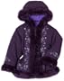 Big Chill Girls 2-6x Micro Fiber With Fur Trim,Purple,M(5/6)