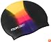 Reebok Tiedye Vertical Swim Cap (Black/Yellow)