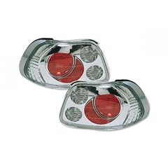 FK Automotive FKRL08063 Design R�ckleuchten fit f�r Honda CRX del Sol Baujahr 93-97, chrom