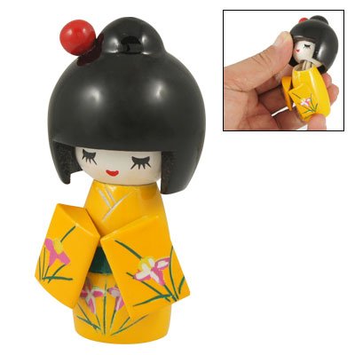 Rosallini Home Office Desk Kokeshi Doll