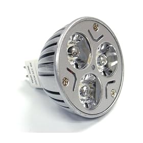 LEDWholesalers MR16 3x1 Watt LED Spot Light Bulb 20W, warm white, 1230WW LEDWholesalers MR16 3x1 Watt LED Spot Light Bulb 20W, warm white, 1230WW