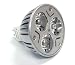 LEDWholesalers MR16 3x1 Watt LED Spot Light Bulb 20W, warm white, 1230WW