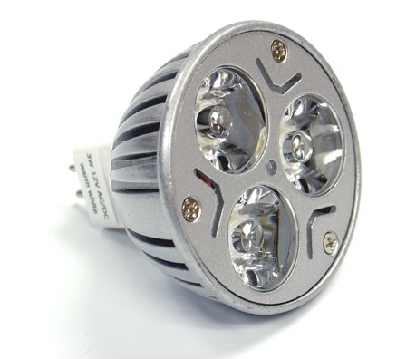 MR16 3x1 Watt LED Spot Light Bulb 20W, warm white, 1230WW