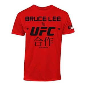 UFC Men's Bruce Lee Translation Tee, Red, X-Large