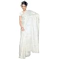 Bollywood Sari Kleid Wei� CA122 2.Wahl