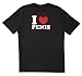 I Heart (Love) Penis Men's Tee Shirt Large-Light Blue