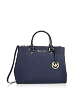 Michael Kors Bolso asa de mano Sutton (Azul Oscuro)