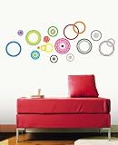 Easy Instant Wall Decorations Stickers - Flower Spindles