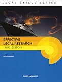 Effective legal research