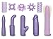 Mystical Goddess Purple Pleasure 10 Piece Vibrator Dildo Clit Masturbator Set