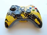 Modded Controller - Adjustable Rapid Fire - XBOX 360 - Yellow Splatter