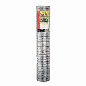 Garden Zone 403010 1/2" x 1" Mesh 16-Gauge Galvanized Wire Fence 30" x 10