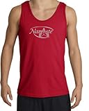 NAMASTE Symbol Yoga Meditation Eastern Saying Adult Sleeveless Muscle Shirt Tanktop Shooter - Red