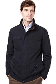Collezione Funnel Neck Suede Trim Parka with Stormwear™