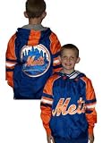 New York Mets Youth MLB Hooded Pop Over Jacket