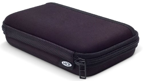LaCie Cozy  Transporttasche  8,9 cm (3,5 Zoll)  Design by Sam Hecht  Schwarz