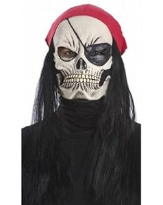 Jolly Roger Mask Pirate Costume Accessory