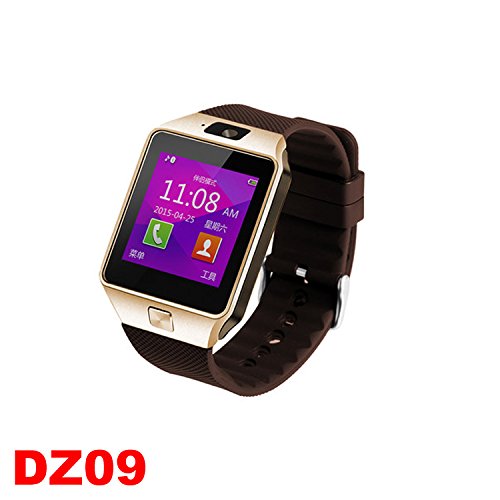 Joinet® DZ09 Bluetooth Smart Watch Phone with Sim Card insert anti-lost Call reminder Phone Mate(Gold)