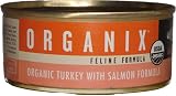 Castor & Pollux Organix Feline Formula Canned, Made With 95% Organic Ingredients, Organic Turkey With Salmon Formula, 5.5 Ounce Tins (Pack of 24)