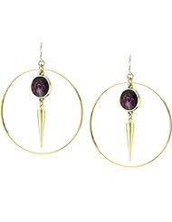 Gemma Redux Amethyst Crystal Ivonne Earrings