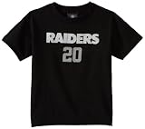 NFL Oakland Raiders Darren Mcfadden 4-7 Boys Primary Gear S/S Tee, Medium (Black, 5/6)