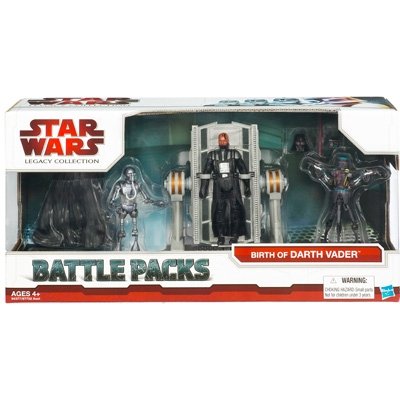 41lKanHnwWL Star Wars 3.75 Battle Pack Asst   Birth of Darth Vader