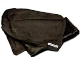Little Giraffe Luxe Satin Wrap, Chocolate