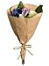 Faux 8 Rose/Cornflower/Sweetpea Florist Bundle Lavender Blue (Pack of 12)