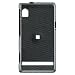 Premium Designer Crystal Hard Snap-on Case for Motorola Droid A855 - Cool Black Carbon Fiber Print