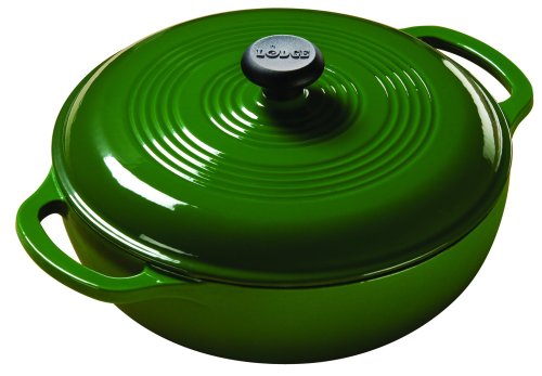 Lodge Color Enamel 3-Quart Dutch Oven, Emerald