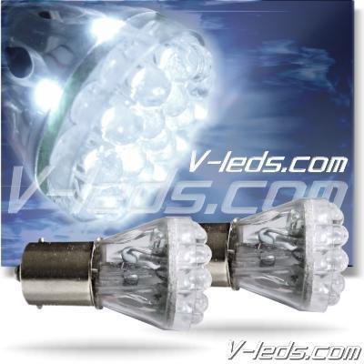 2 HID WHITE 24 LED PARKING LIGHT BULBS 1156 2056 1141