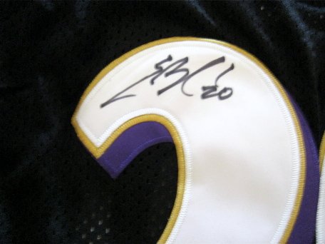 Baltimore Ravens Ed Reed Autographed / Signed Football Jersey