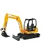 Britains 42318 - JCB 8060 Midi Excavator - 1/32nd