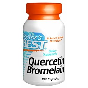 Doctor's Best Quercetin Bromelain, Capsules, 180-Count by Doctor's Best