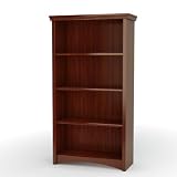South Shore Furniture Gascony Collection Bookcase, Sumptuous Cherry